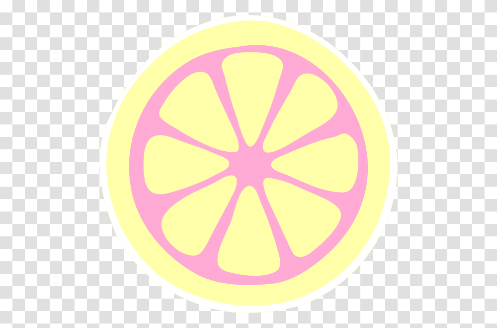 Pink Lemon Slice Clip Art At Clker Circle, Citrus Fruit, Plant, Food, Grapefruit Transparent Png