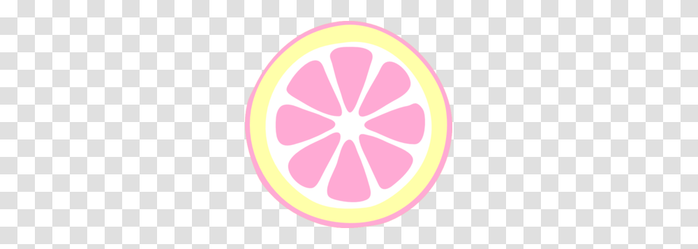 Pink Lemon Slice Clip Art, Grapefruit, Citrus Fruit, Produce, Food Transparent Png