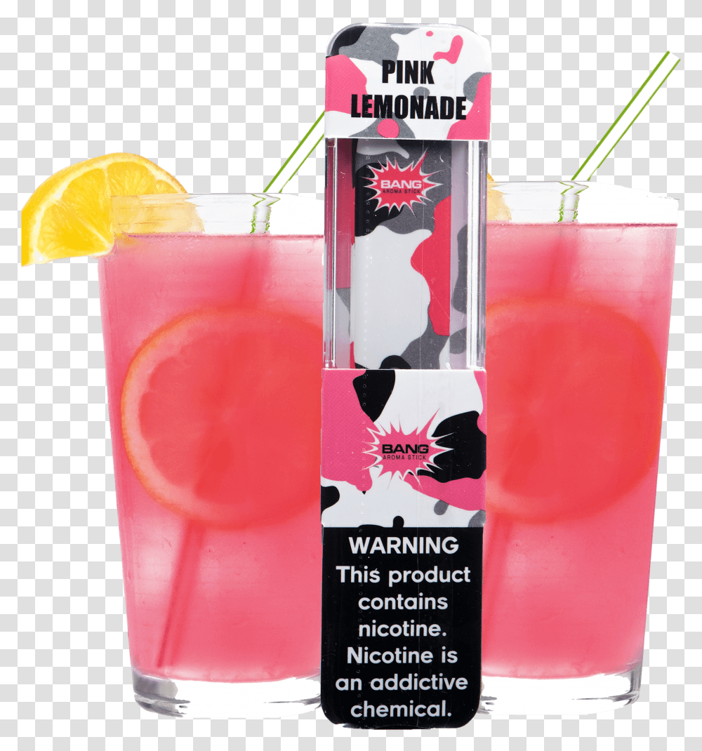 Pink Lemonade Bang Aroma Disposables Zombie, Cocktail, Alcohol, Beverage, Juice Transparent Png