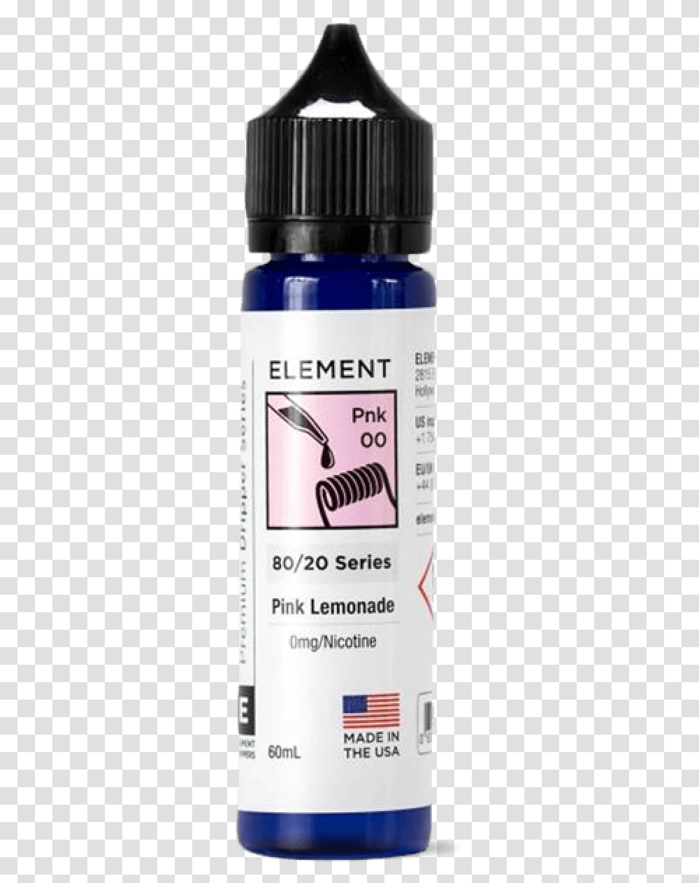 Pink Lemonade Vape Juice Element, Label, Tin, Aluminium Transparent Png