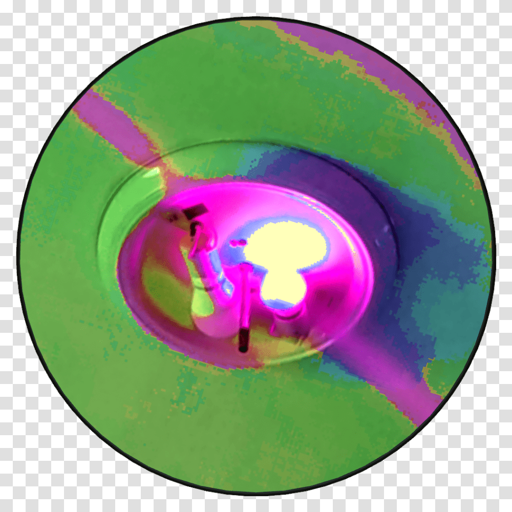 Pink Light Bulb Circle, Sphere, Toy, Frisbee, Laser Transparent Png