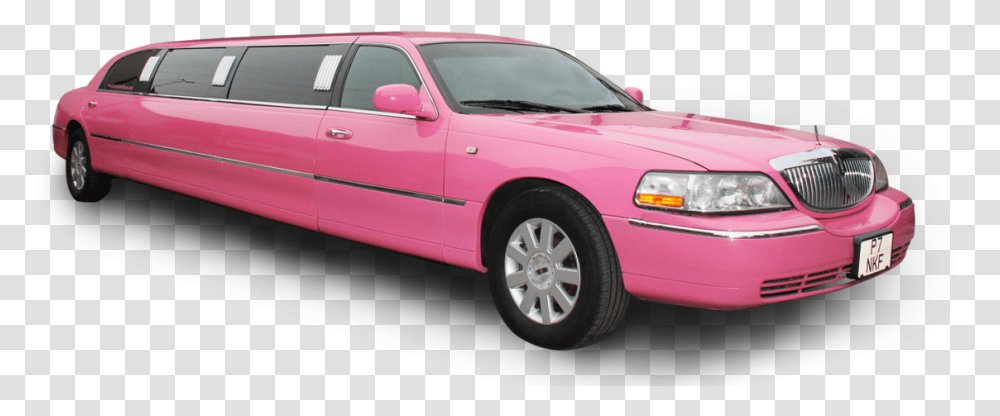 Pink Limo Hire Birmingham Limousine Pink, Tire, Wheel, Machine, Car Wheel Transparent Png