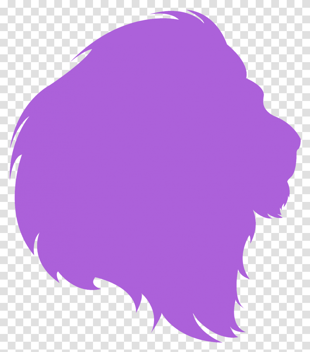Pink Lion Head Silhouette, Balloon, Leaf, Plant, Stain Transparent Png