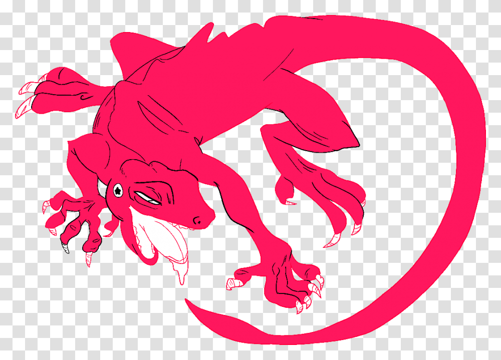 Pink Lizard Logo, Dragon, Animal, Crawdad, Seafood Transparent Png
