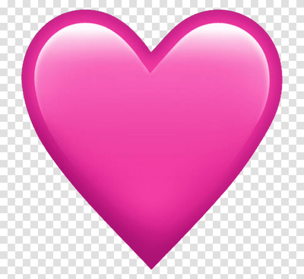 Pink Love Heart Emoji, Balloon Transparent Png