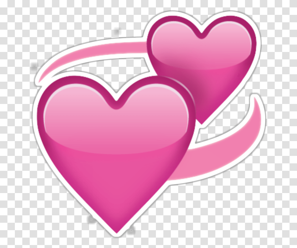 Pink Love Heart Hd Pluspn Revolving Pink Heart Emoji, Label, Cupid, Dating Transparent Png