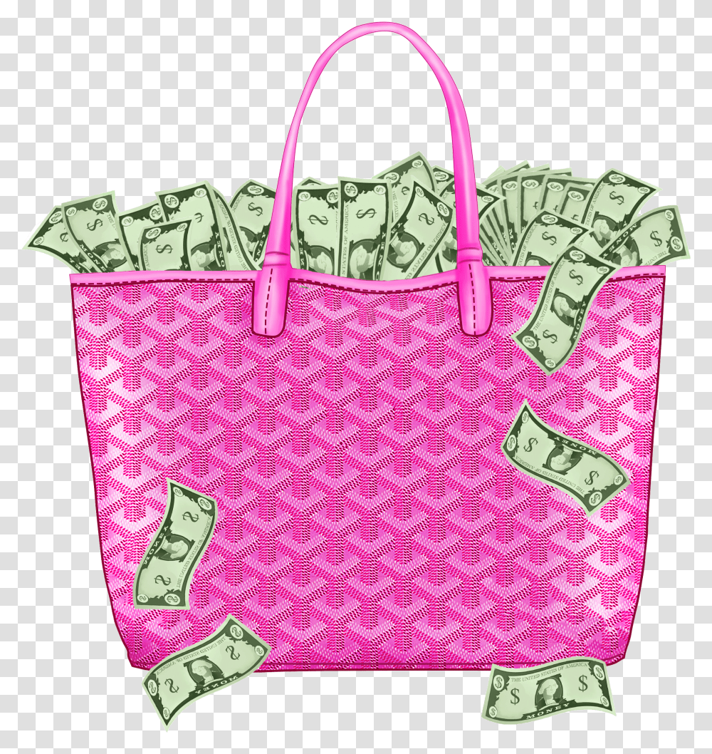 Pink Money Bag, Handbag, Accessories, Accessory, Purse Transparent Png