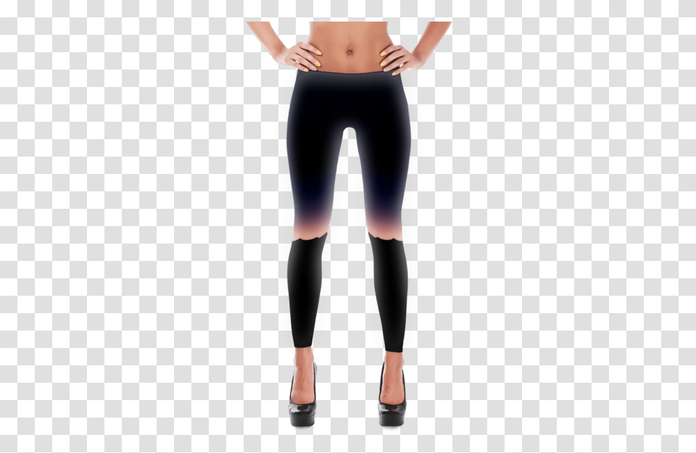 Pink Mountain Sunset Leggings Monster Energy Leggings, Apparel, Pants, Person Transparent Png