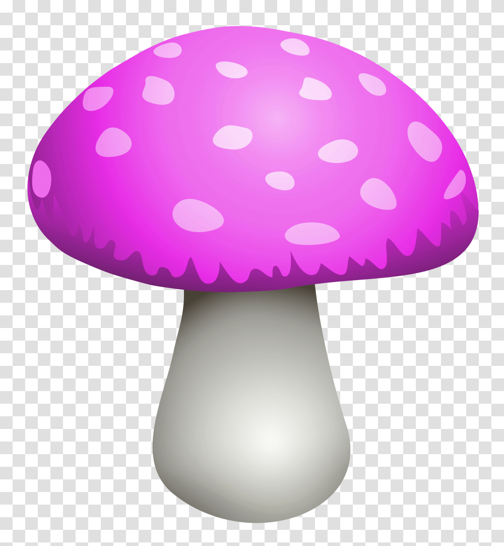 Pink Mushroom Clipart, Lamp, Cushion, Purple, Plant Transparent Png