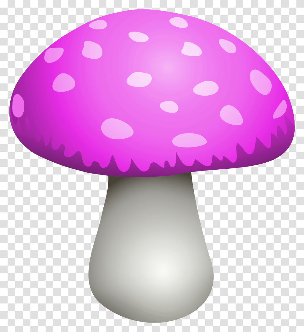 Pink Mushroom Clipart Mushroom Clipart, Lamp, Plant, Agaric, Fungus Transparent Png