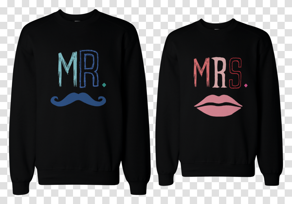 Pink Mustache, Apparel, Sweatshirt, Sweater Transparent Png