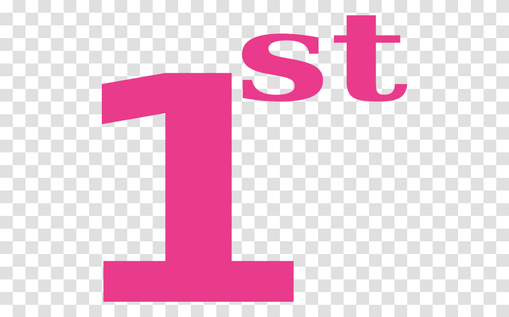 Pink Number One 1st Clipart, Logo, Trademark Transparent Png