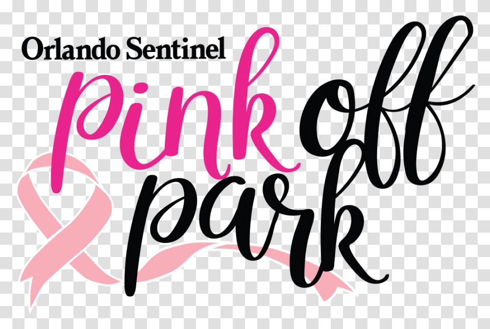Pink Off Park Calligraphy, Pillow, Cushion, Dynamite Transparent Png