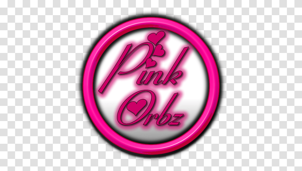 Pink Orbz Icon Pack U200c Google Play Girly, Logo, Symbol, Trademark, Light Transparent Png