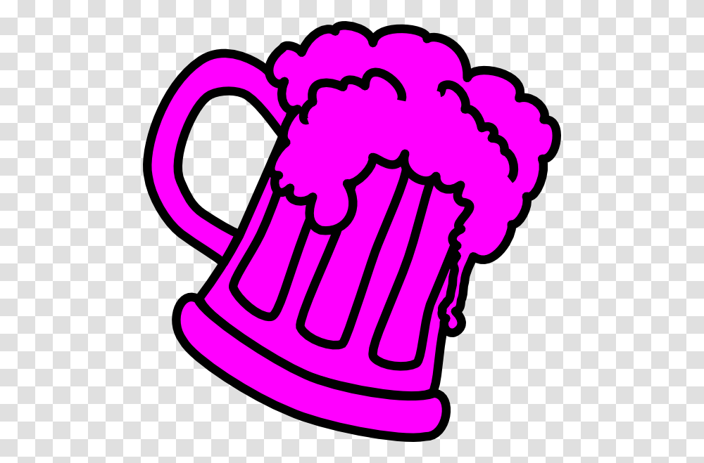 Pink Outline Beer Mug Pink Outlines And Clip Art, Dynamite, Bomb, Weapon, Weaponry Transparent Png