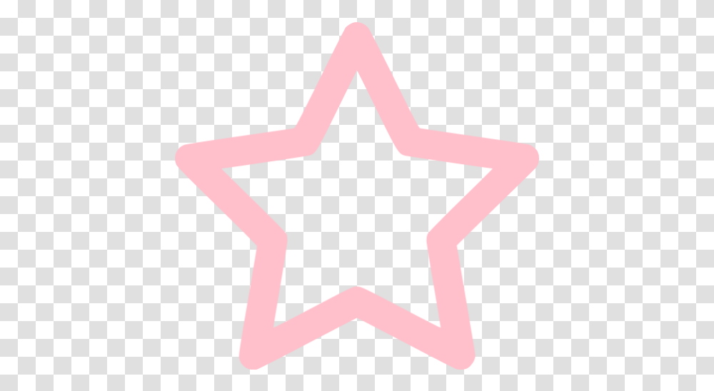 Pink Outline Star Icon Pink Star Icon, Symbol, Axe, Tool, Cross Transparent Png
