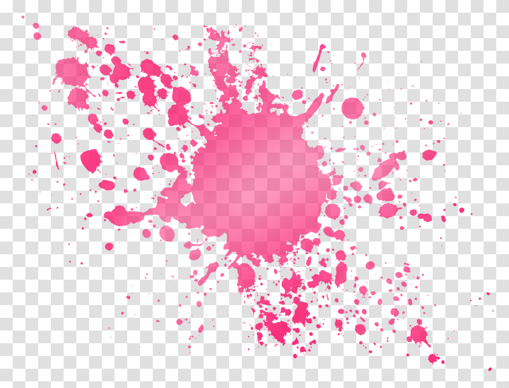 Pink Paint Splash, Pattern, Stain Transparent Png