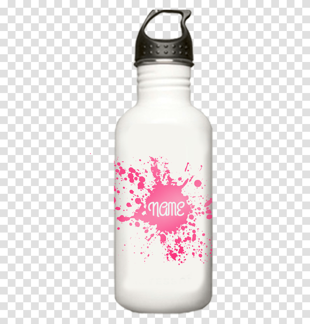 Pink Paint Splatter, Milk, Beverage, Drink, Bottle Transparent Png
