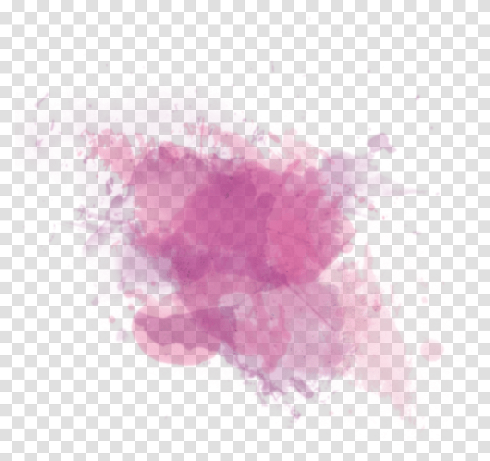 Pink Paint Splotch Purple Freetoedit Purple Color Splash, Stain Transparent Png