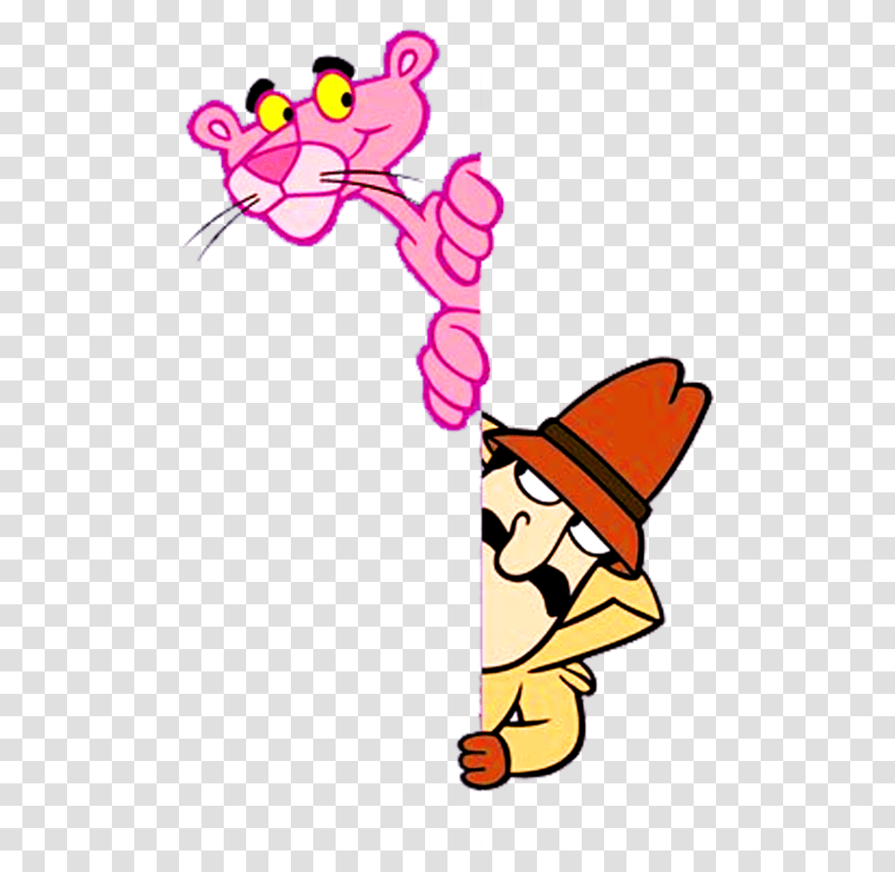 Pink Panther And Inspector Clouseau Pink Panther And Inspector, Clothing, Apparel, Hat, Art Transparent Png