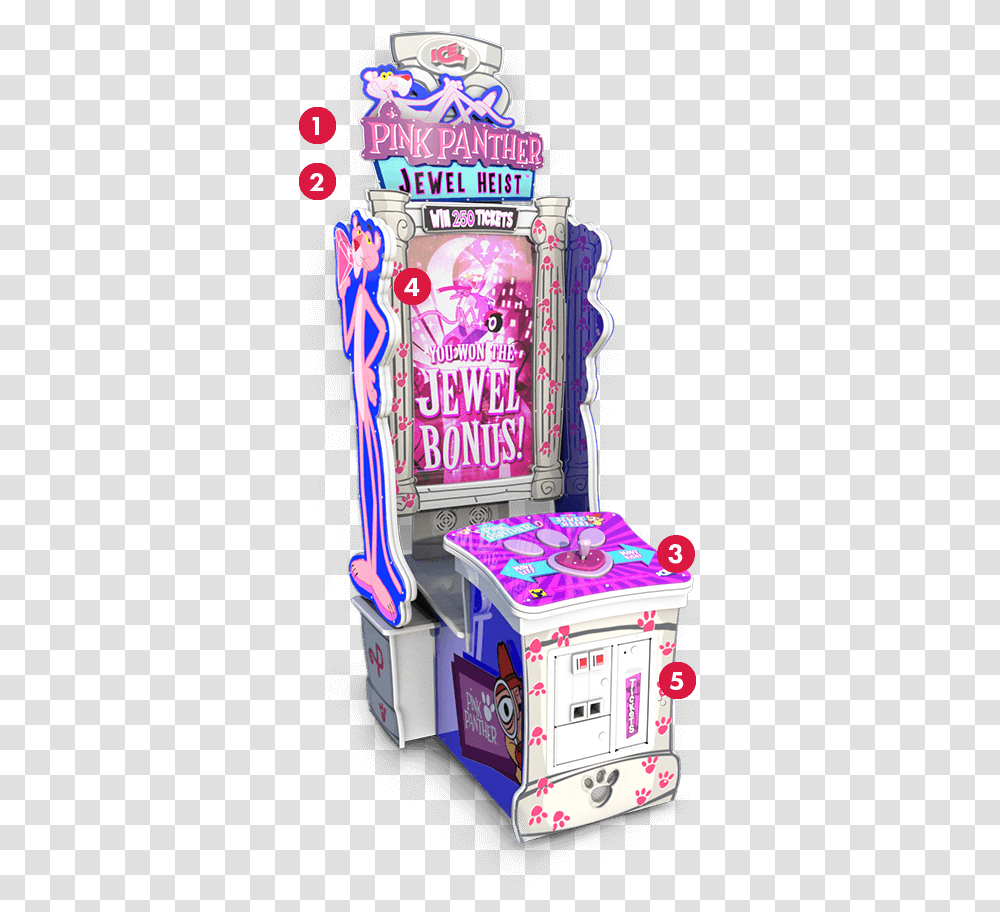Pink Panther Arcade Machine, Paper, Leisure Activities, Flyer Transparent Png