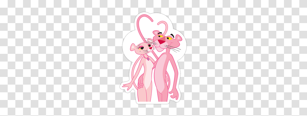 Pink Panther, Drawing, Heart, Comics Transparent Png