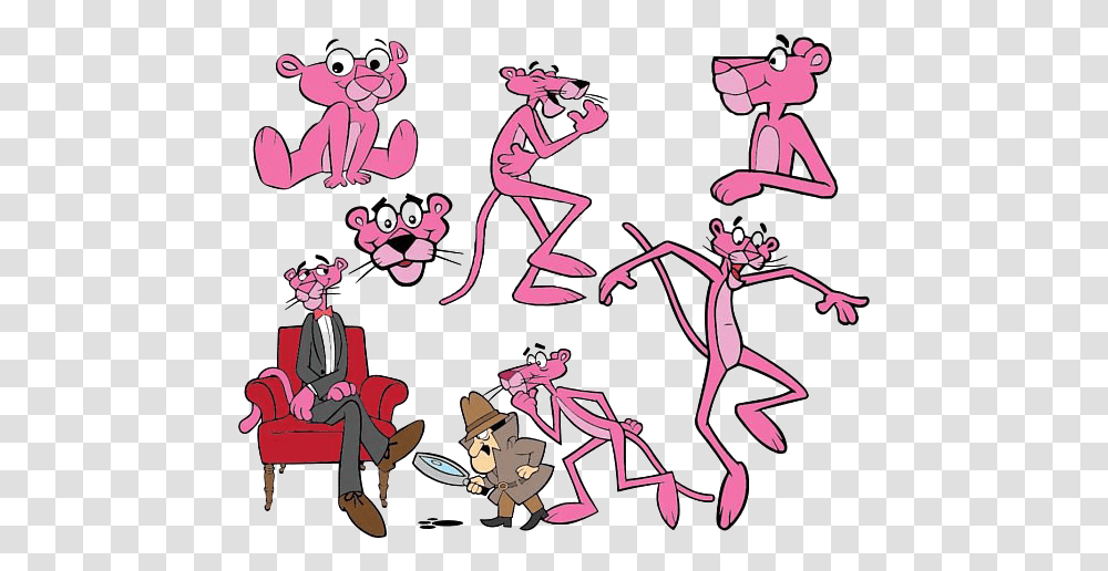 Pink Panther Background Cartoon Pink Panther, Doodle, Drawing, Graffiti, Poster Transparent Png