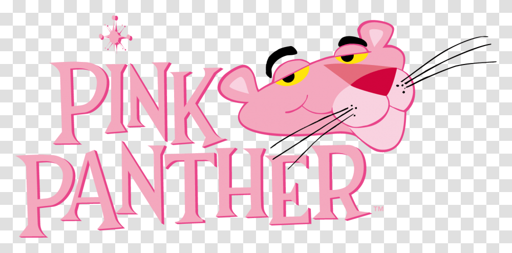 Pink Panther Logo Bing Images Pink Panther Cartoon Logo, Vehicle, Transportation, Label Transparent Png