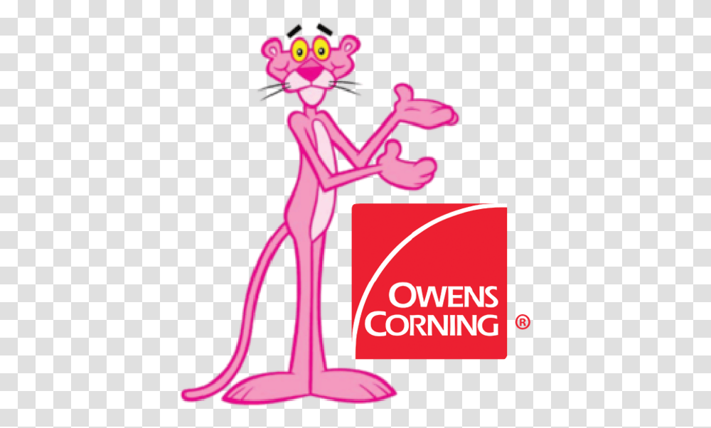 Pink Panther Owens Corning Roof Shingles Insulation, Cross Transparent Png