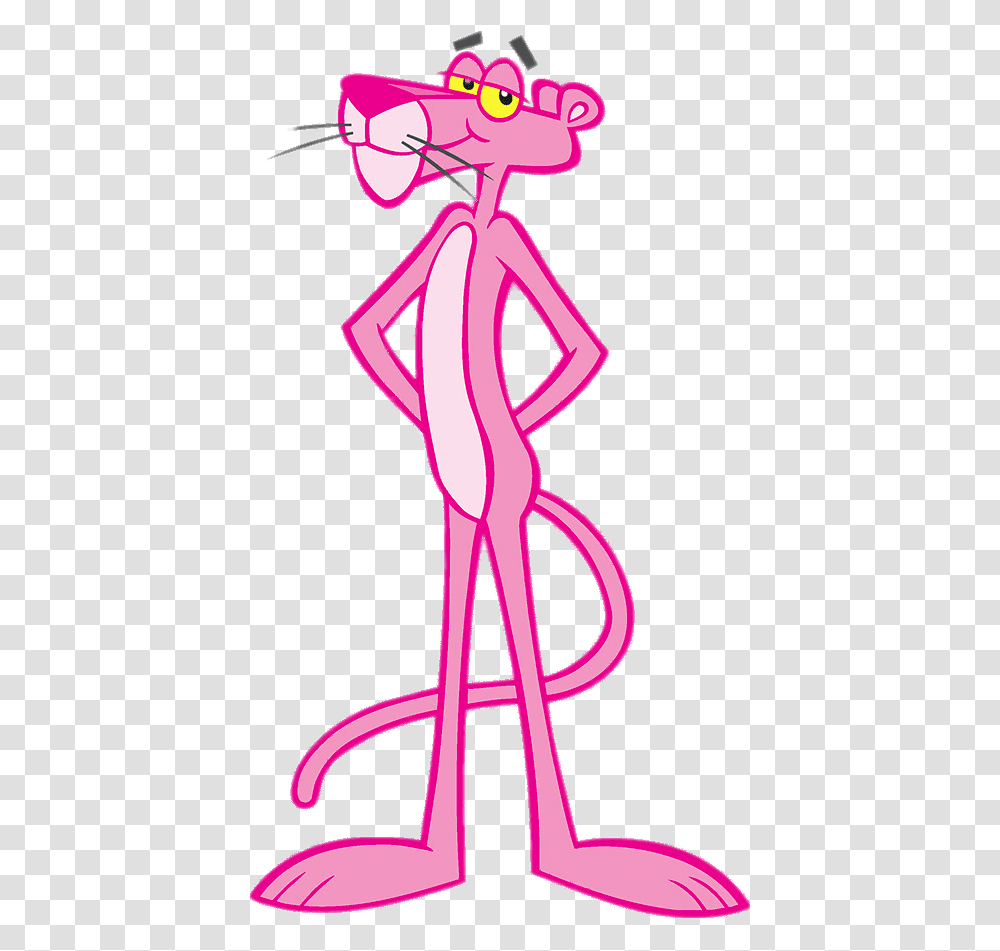 Pink Panther Paws Behind Back Image Pink Panther Background, Scissors, Blade, Weapon, Weaponry Transparent Png