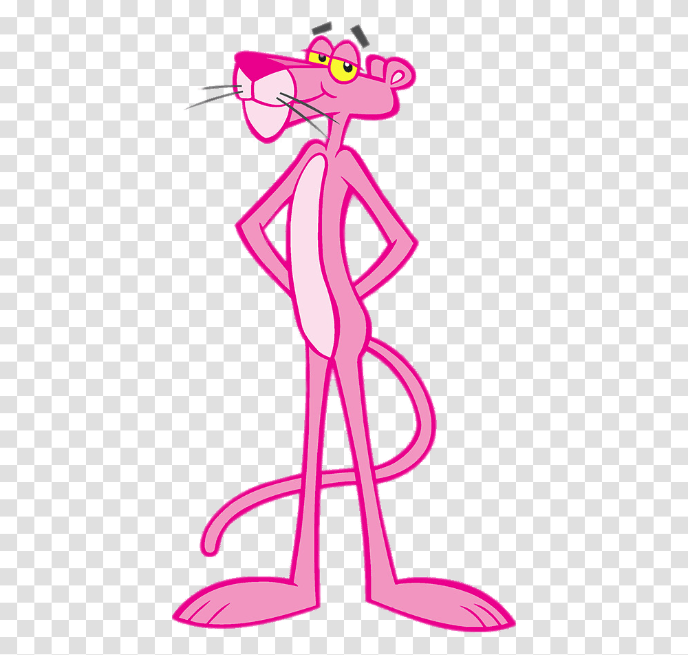 Pink Panther Paws Behind Back Pink Panther, Scissors, Blade, Weapon, Weaponry Transparent Png