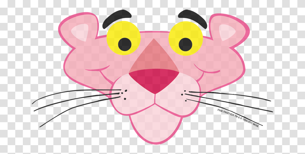 Pink Panther Pink Panther Face, Animal, Mouth, Lip, Heart Transparent Png