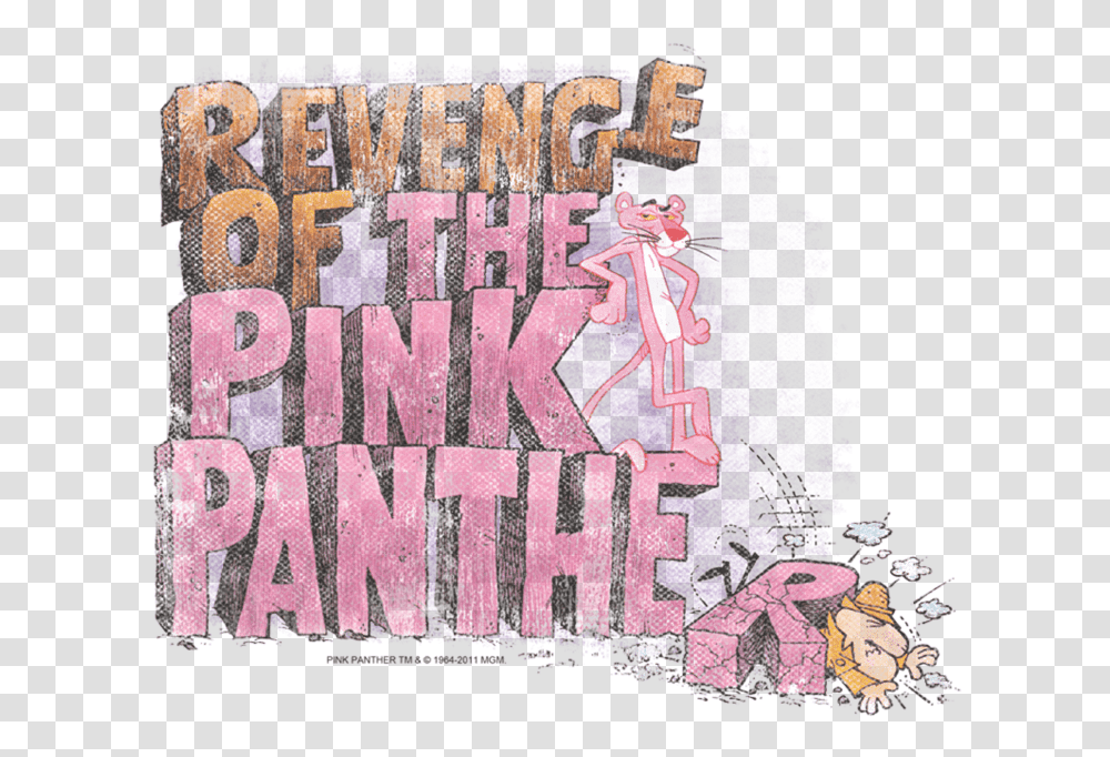 Pink Panther Revenge Men's Regular Fit T ShirtClass Illustration, Advertisement, Poster, Flyer, Paper Transparent Png