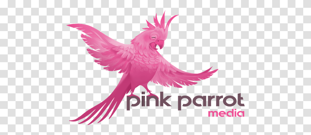 Pink Parrot Media Pink Parrot Logo, Symbol, Trademark, Animal, Horse Transparent Png