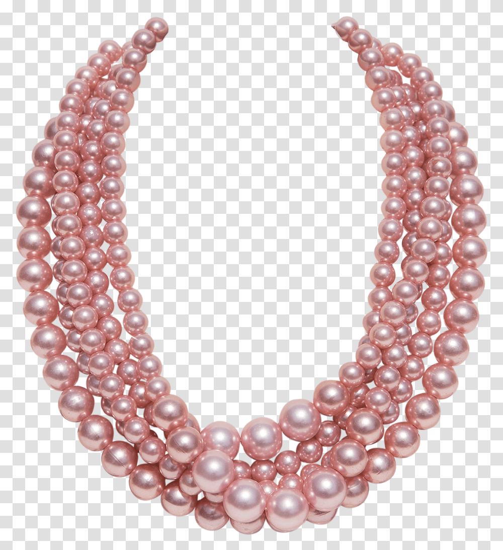 Pink Pearl Necklace Freeuse Pink Pearl Necklace, Accessories, Accessory, Jewelry, Bead Transparent Png