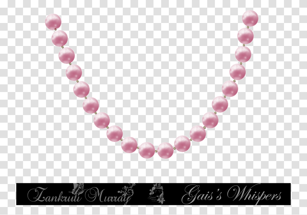 Pink Pearls Plain Mangalsutra Chain, Accessories, Accessory, Bead Necklace, Jewelry Transparent Png