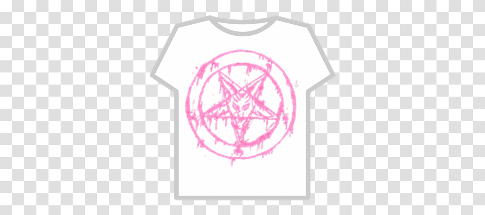 Pink Pentagram Satanic, Clothing, Apparel, Symbol, T-Shirt Transparent Png