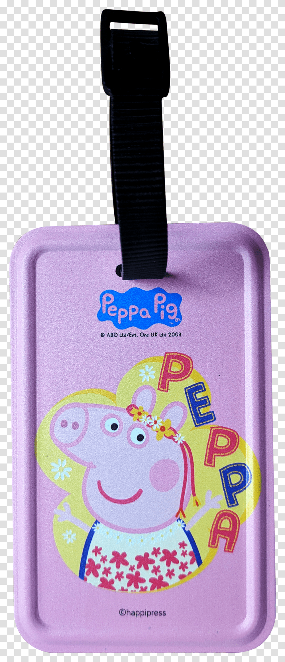Pink Peppa Luggage Tag Peppa Pig Transparent Png