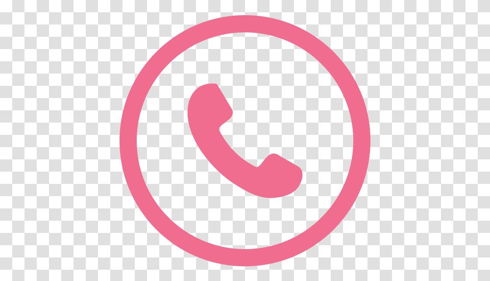 Pink Phone Icon And Svg Vector Free Doctor And Hospital Icon Icon, Text, Alphabet, Number, Symbol Transparent Png