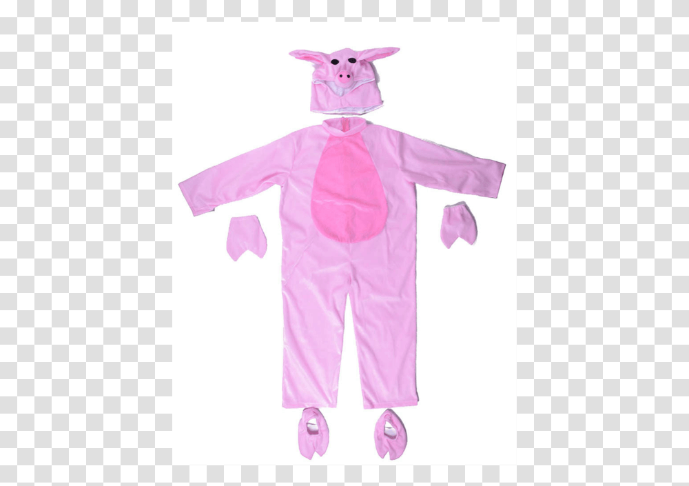Pink Pig Animal Costume For Kids And Adults Costume, Apparel, Coat, Pajamas Transparent Png