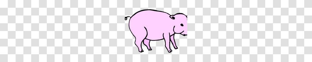 Pink Pig Clipart Pink Pig Clip Art, Animal, Mammal, Wildlife, Aardvark Transparent Png
