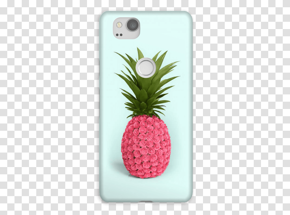Pink Pineapple Case Pixel Pineapple Made Out Of Flowers, Plant, Fruit, Food Transparent Png