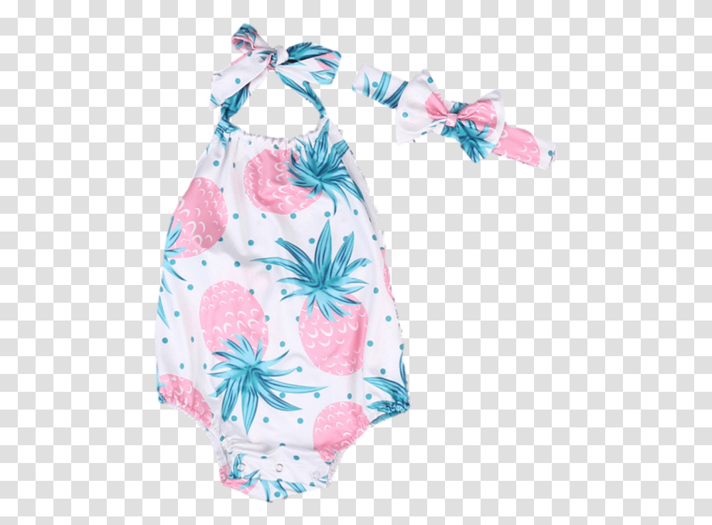 Pink Pineapple Download Swimsuit Bottom, Apparel, Dress, Bib Transparent Png