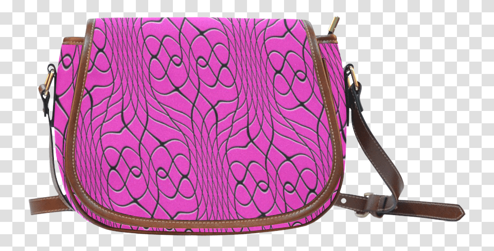 Pink Pineapple Twist Saddle Baglarge Beauty And The Beast Saddle Bag, Handbag, Accessories, Accessory, Purse Transparent Png