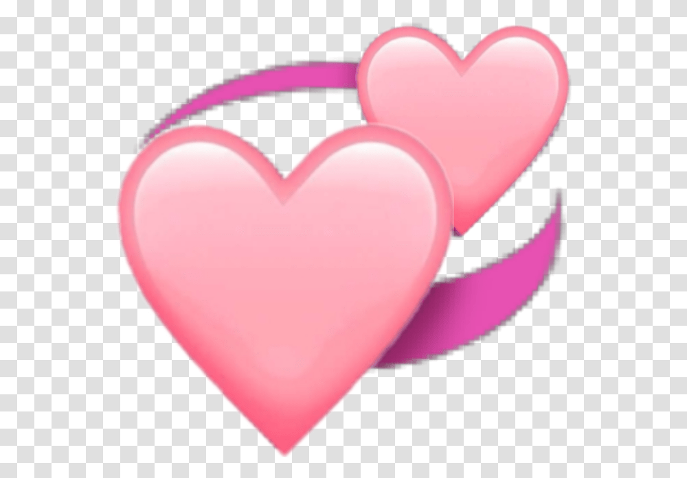 Pink Pinkemoji Pinkheart Pinkhearts Emoji Emojiheart Heart, Balloon, Cushion, Purple, Pillow Transparent Png