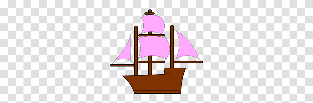 Pink Pirate Ship Clip Art, Interior Design, Lighting, Crowd, Architecture Transparent Png