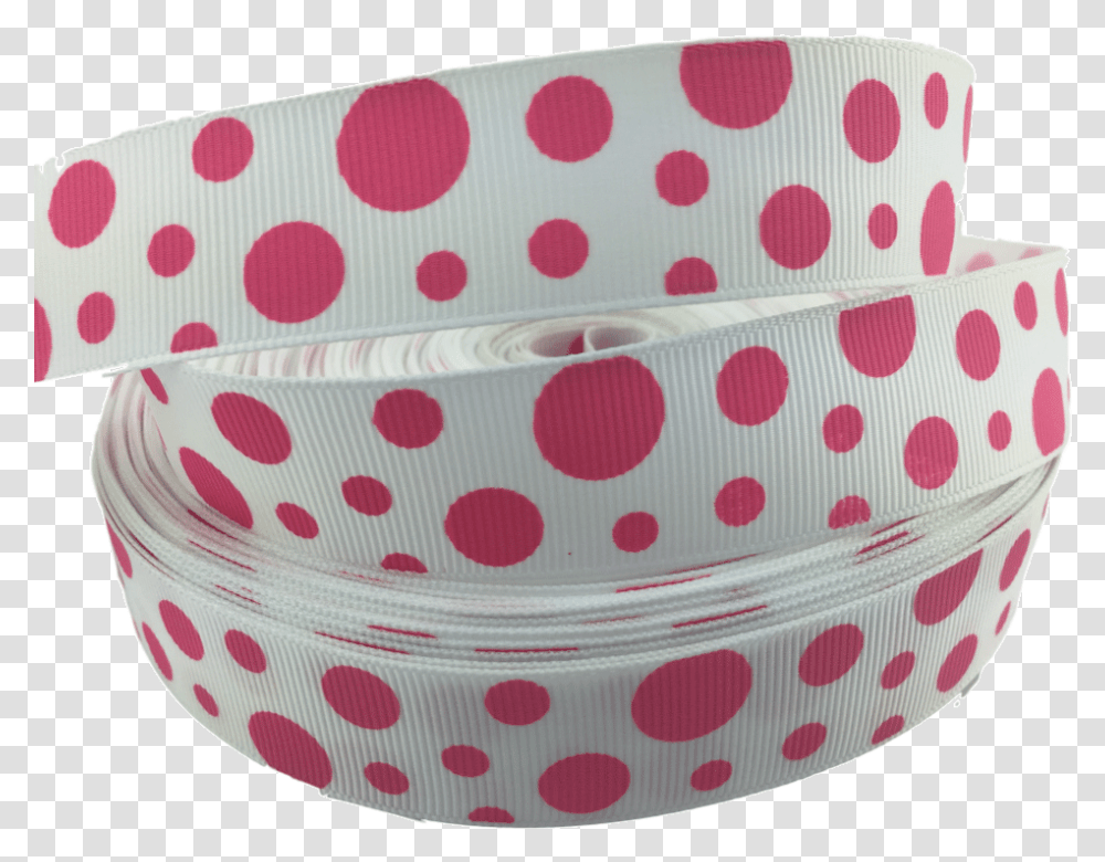 Pink Polka Dot Grosgrain Ribbons Polka Dot, Texture, Purse, Handbag, Accessories Transparent Png