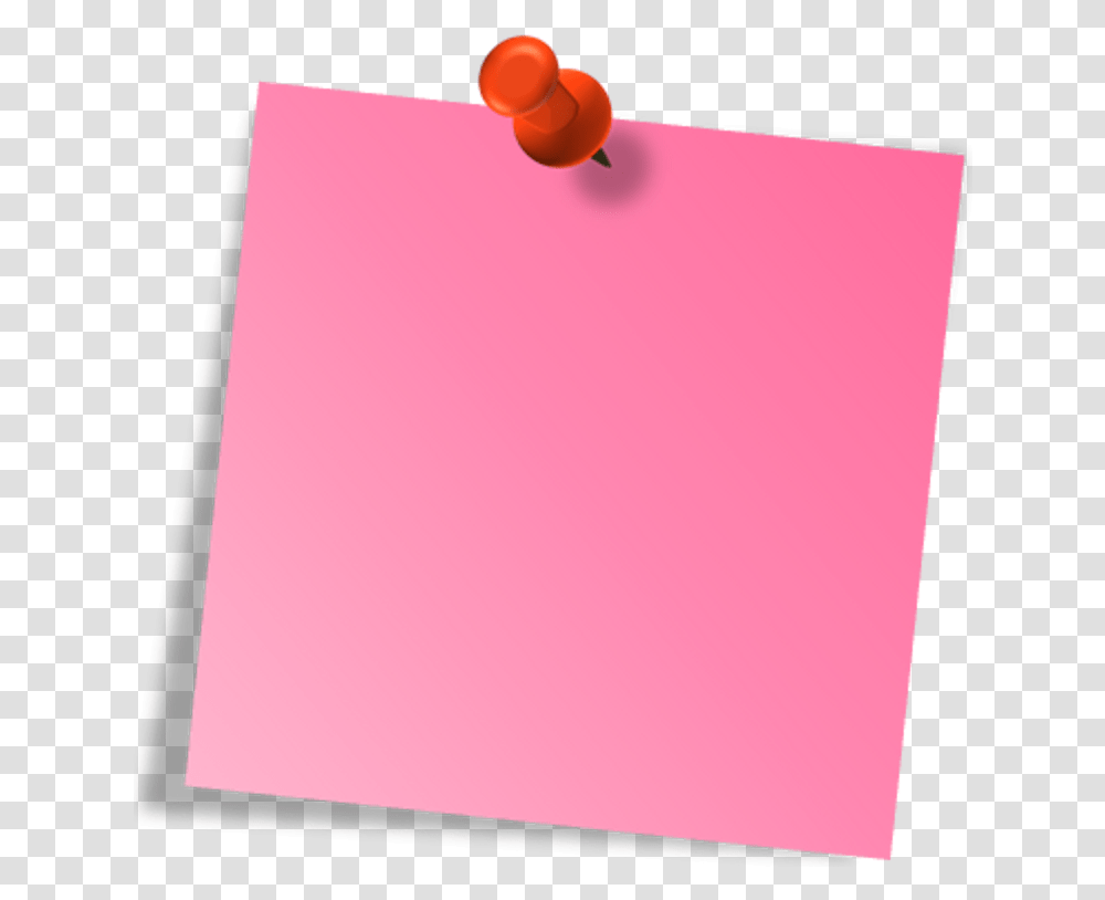 Pink Post It 4 Image, Paper Transparent Png