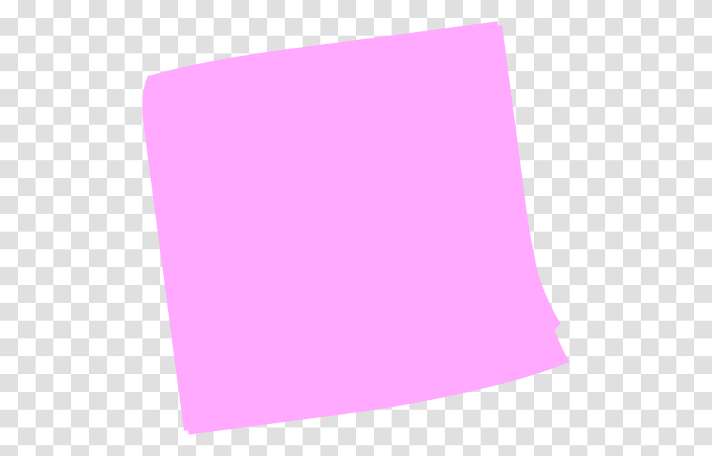Pink Post It Clip Art At Clker Post It Pink, Paper, Rug, Cushion, Purple Transparent Png