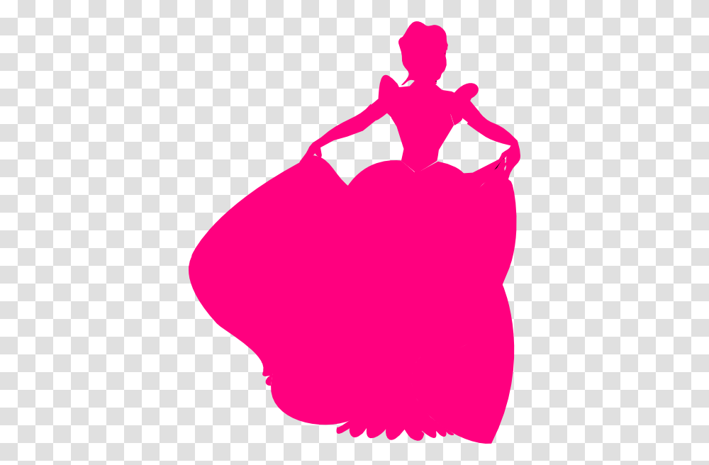 Pink Princess Silhouette Clip Art, Dance Pose, Leisure Activities, Person, Human Transparent Png